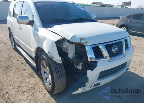 2013 Nissan Armada Sl из США, поврежденный, VIN 5N1BA0ND9DN612221